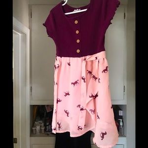 Sweet Pink Horsey Dress
